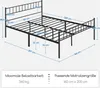 Yaheetech Metallbett Bettrahmen mit Kopfteil Bettgestell Produktbild-Vorschau 6