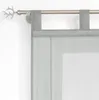 Delien Raffrollo mit Schlaufen Voile Uni Panneaux Küche Produktbild-Vorschau 4