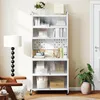 KOMFOTTEU Küchenschrank mit 6 Ebenen, Sideboard mit 4 Haken Produktbild-Vorschau 7