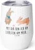 Mr. & Mrs. Panda thermosbecher Hasen Muschel - Weiß - Produktbild-Vorschau 1