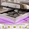Lit rembourré INONEFT 90x200 cm avec sommier à lattes, lit Voir les images du produit 9