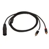 XLR Stecker zu 2 RCA Kabel HiFi Clear Signal Lossless XLR Y Produktbild-Vorschau 5