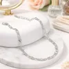 feines Damen Armband silberfarben filigrane Gliederkette Produktbild-Vorschau 2