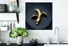 MuchoWow® Poster Goldene Banane auf dunklem Hintergrund Produktbild-Vorschau 3