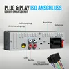 Strex Autoradio mit Bluetooth für alle Fahrzeuge - USB, AUX Produktbild-Vorschau 5