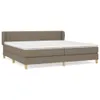 Boxspringbett mit Matratze Taupe 200x200 cm Stoff Produktbild-Vorschau 1