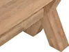 Detailansicht der massiven Teakholz-Konstruktion der Bank Gartenbank KISAR mit sichtbaren Holzverbindungen. Produktbild-Vorschau