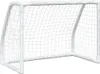vidaXL Fußballtore für Kinder 2 Stk. mit Ball Weiß 64x35x48 Produktbild-Vorschau 4