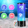Jopassy LED Quallen Nachtlichter Lava Lampe Leuchte Produktbild-Vorschau 3