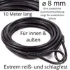 Stahlex 10752 Câble en acier 10m avec 2 boucles pour vélo Voir les images du produit 6