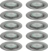 10 x spot encastrable AXEL 2114 chromé mat rond max. 35W Voir les images du produit 1