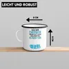 Trendation - Chemiker Geschenke Emaille Tassen Emaille Produktbild-Vorschau 4