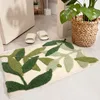 50 * 80 cm Badematte mit grünen Blättern Beflockung Produktbild-Vorschau 8