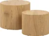 Design Scandinavia Stella ovale Tische, 2er-Set, Eiche Produktbild-Vorschau 2