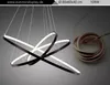 Lampa wisząca LED 2130Black- 3 pierścienie 40*60*80cm 108W Podgląd zdjęcia produktu 5