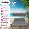 Chaise longue de jardin tectake® pour 2 personnes Voir les images du produit 3
