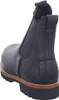A black leather Chelsea boot is shown from the back, angled slightly to the side. Voir les images du produit