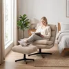 HOMCOM Relaxsessel mit Höhenverstellbarem Hocker Drehbarer Produktbild-Vorschau 9