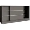 BEAUTYSOFA Kommode MIRELA 160 cm Graphit, Sideboard mit 2 Produktbild-Vorschau 3