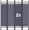 DEUBA® Set van 2 roomscheidingen, 180x160 cm, 4-delig, Productafbeelding-voorbeeld 11
