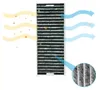 An air filter with arrows indicating airflow and particles being filtered. Produktbild-Vorschau