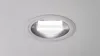 A close-up view of a recessed ceiling light fixture with an LED bulb. Voir les images du produit