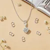 20 Mini-Karabinerhaken, silber, 16,5 x 9 mm, für Schmuck & DIY Productafbeelding-voorbeeld