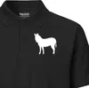 Huuraa Herren Polo Shirt Esel Silhouette XL Black Bio Produktbild-Vorschau 2