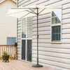 Outdoor 49 cm halbrunder Terrassenschirmständer, 9,5 kg, Produktbild-Vorschau 2