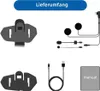 2-Pack WAYXIN T2 Motorrad Headset ,Intercom Motorrad Produktbild-Vorschau 9