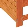 vidaXL Gartensofa mit Armlehne und Kissen Wachsbraun Produktbild-Vorschau 7