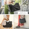 eluno Einkaufstasche WARWE aus Polyester, schwarz 43 x 29,5 Produktbild-Vorschau 4