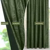 2er Set Samtvorhang Kräuselband 132x213cm Prägemuster Produktbild-Vorschau 3