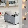 Holztruhe auf Rollen für Kinder grau Produktbild-Vorschau 6
