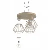 LUXOLAR Lampa sufitowa w stylu loft, beżowa, metalowa, z Podgląd zdjęcia produktu 8