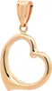 Anhänger Herz mit 1,1 mm Goldkette 40 cm massiv 585-14 Produktbild-Vorschau 4