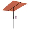 vidaXL Parasol avec mât en aluminium 2x1,5 m Terracota Voir les images du produit 1