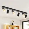 ZMH LED stropní světlo černé 6 plamenů stropní svítidlo Náhled obrázku produktu 1