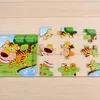 Puzzle di legno in cornice Scimmia puzzle educativo Anteprima dell’immagine prodotto 4