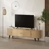 Decortie Gentle TV-Board Eiche 180x40x50,7 cm Produktbild-Vorschau 2