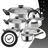 Topfset, Pfannenset mi Flötenkessel, 12-teilig | Produktbild-Vorschau 6