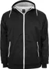Urban Classics - CONTRAST WINDBREAKER schwarz / weiß - L Produktbild-Vorschau 1