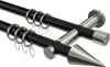 Interdeco Gardinenstange / Vorhangstange Schwarz / Produktbild-Vorschau 1
