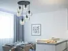 LUXOLAR Led Pendelleuchte 6 flammig, Deckenleuchte Schwarz Produktbild-Vorschau 4