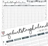 Geburtstagskalender Konfetti I DIN A3 I jahresunabhängig I Produktbild-Vorschau 1