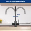 3 in 1 Filterwasserhahn Küche mit Filteranschluss, 360° Produktbild-Vorschau 8