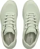 A top-down view of a pair of light green Skechers sneakers. Anteprima dell’immagine prodotto