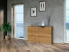 Široká zásuvková komoda TAAVI - dub artisan Náhled obrázku produktu 9