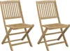 vidaXL Gartenstühle 2 Stk. Klappbar 44x50x88 cm Massivholz Produktbild-Vorschau 1