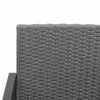 vidaXL 3-tlg. Garten-Essgruppe mit Kissen Dunkelgrau Produktbild-Vorschau 7